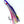 Load image into Gallery viewer, HP 5" Cut Face Aku Lure- Purple Back/Clear