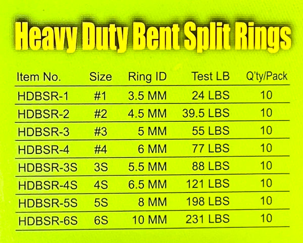 Heavy Duty Bent Split Ring