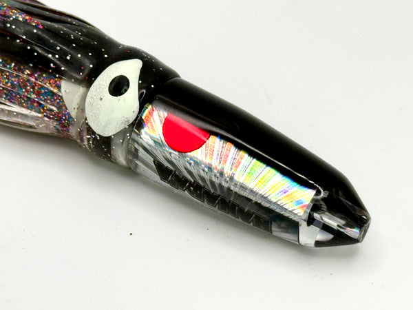 HP 5" Bullet Aku Lure- Black Back/Clear