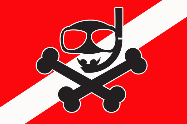 HSD Dive Flag Sticker