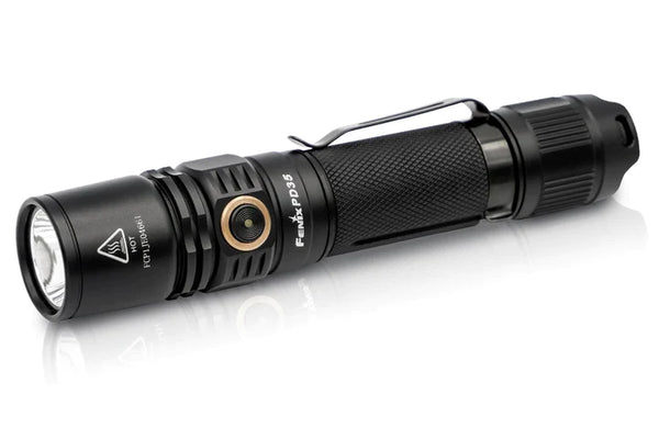 cheap fenix flashlights E20 V2.0 Flashlight Carry the PD36R how you want on a backpack Fenix TK17 Dual Switch Tactical