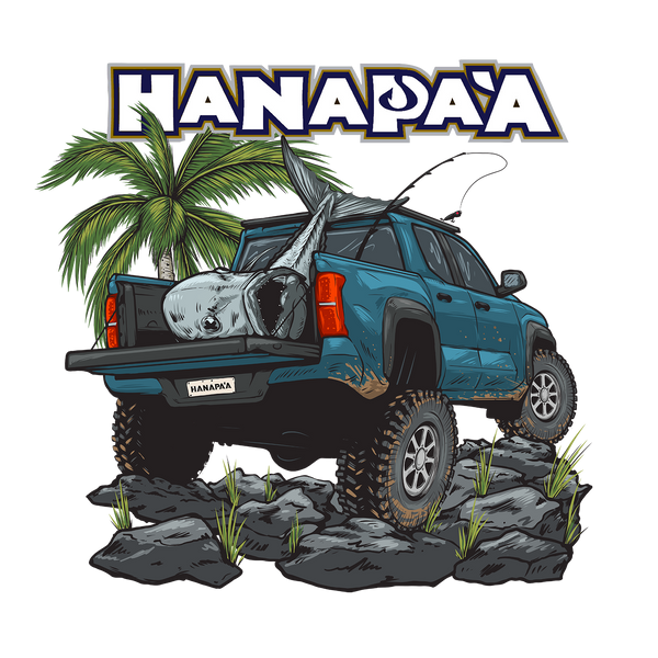 Hanapaa Tacoma Ulua Decal