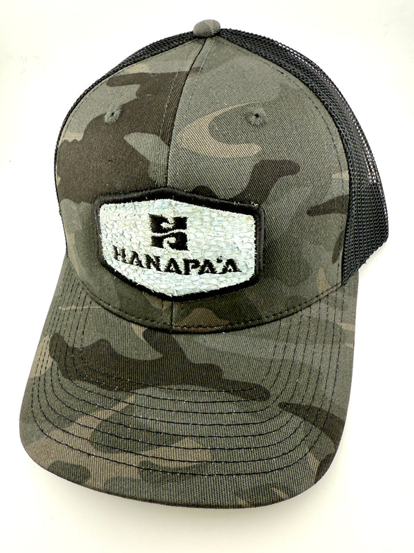 Hana Pa'a Fish Leather Caps