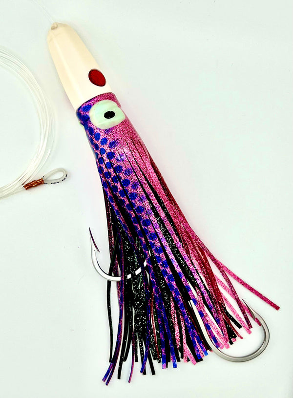 fish head trolling lures Saltwater Bullet Head. Mahi, Dolphin, Durado, Tuna, Mar ON THE HOOK TACKLE INC Dominate the blue water with the Fish Razr Jelly Roll Trolling Lure 9 Soft Head Marlin Lure DiamondHead Trolling Lure- White Pearl