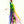 Load image into Gallery viewer, HP 9&quot; Cut Face Trolling Lure- Rainbow/Cracked Mirror
