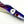 Load image into Gallery viewer, HP 7&quot; Bullet Trolling Lure- Purple Back/Clear
