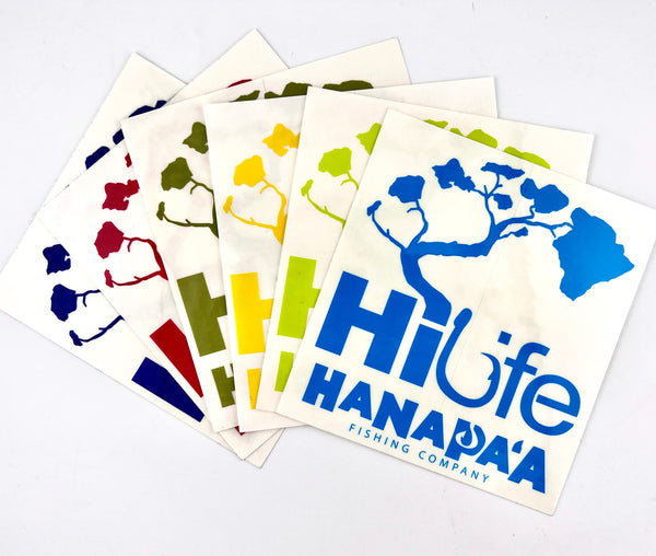 HI Life/Hana Pa'a Tree Sticker