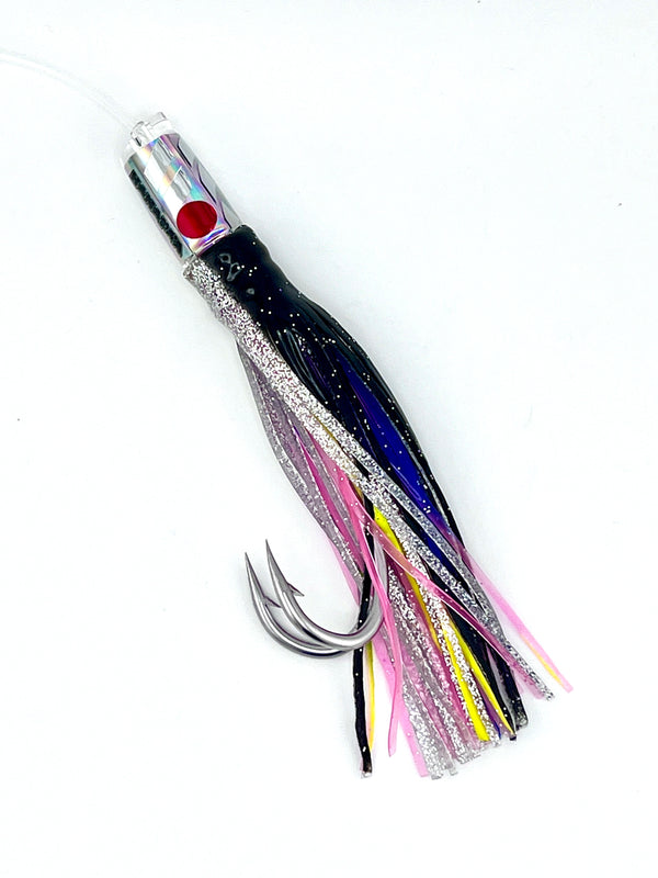 HP 5" Cut Face Aku Lure- Rainbow Cracked Mirror