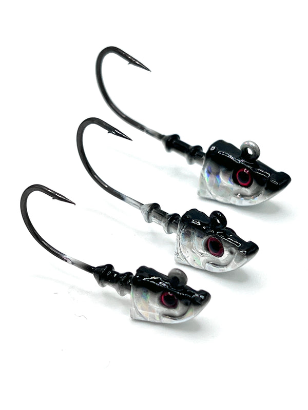 HP Fish Jig Head Black