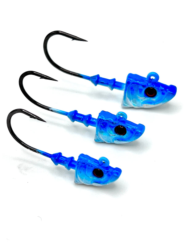 HP Fish Jig Head Blue