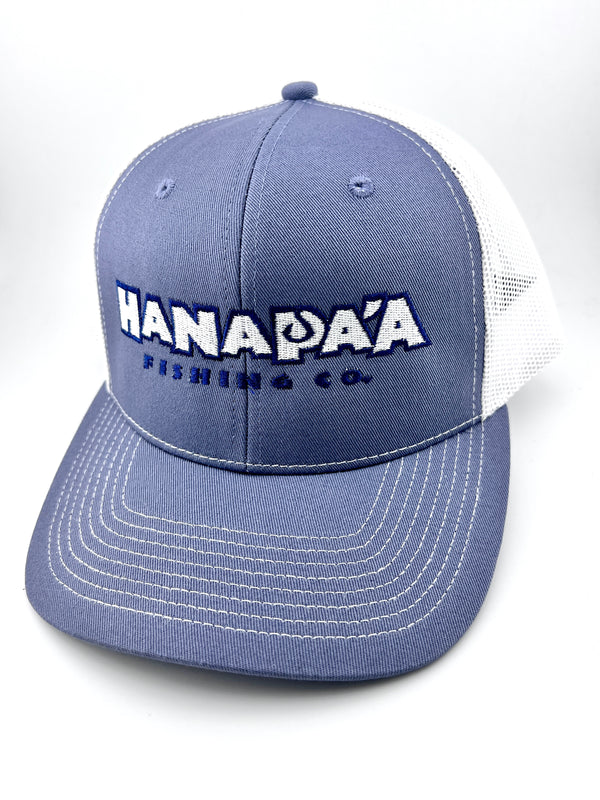 Hana Pa'a Trucker Cap Steel Blue