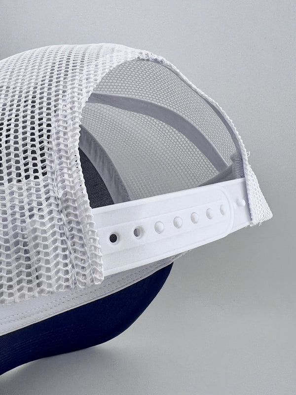 Hana Pa'a Trucker Cap Steel Blue