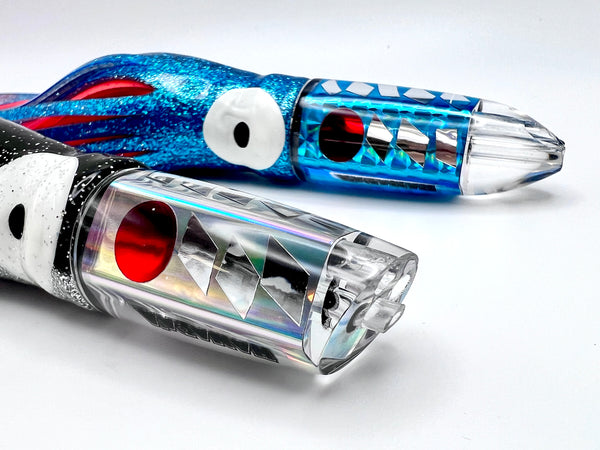 HP 7" 2-Jet Bullet Trolling Lure- Prizm/Cracked Mirror