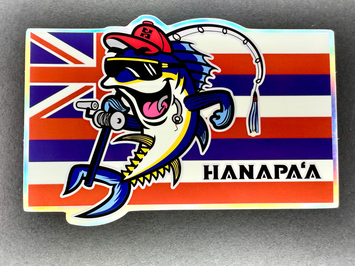 Hawaiian Ahi Sticker – Hanapaa