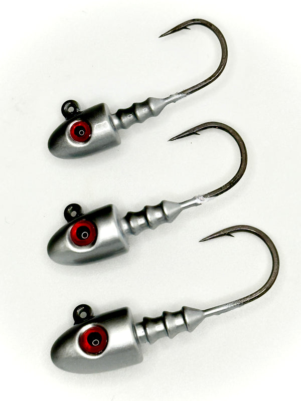Bullet Eye Jig Head Black/Silver