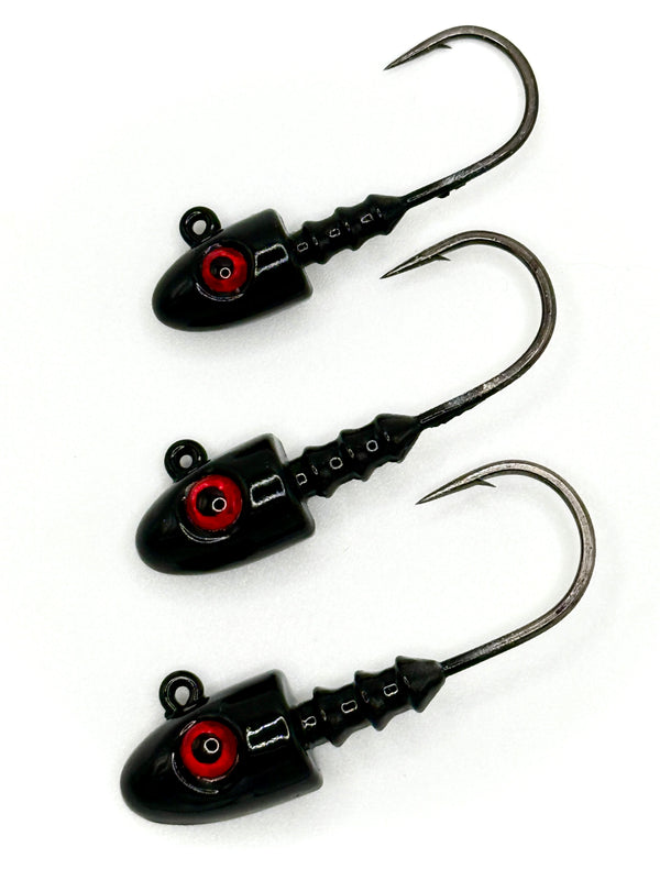 Bullet Eye Jig Head Black