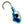 Load image into Gallery viewer, Bullet Eye Jig Head Blue/Silver
