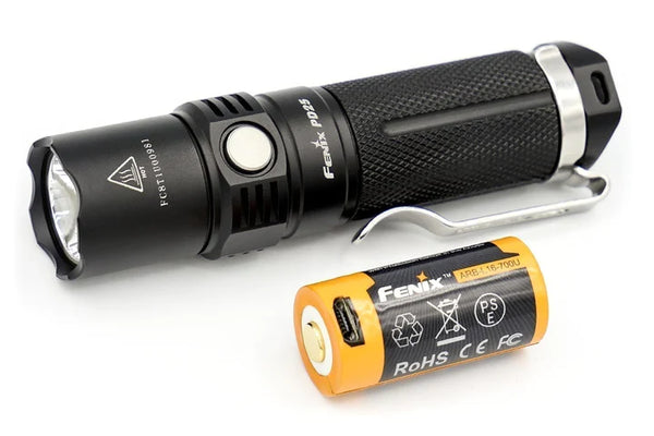 Fenix PD25 w/ Bonus Rechargeable Battery (Add to cart for sale price)