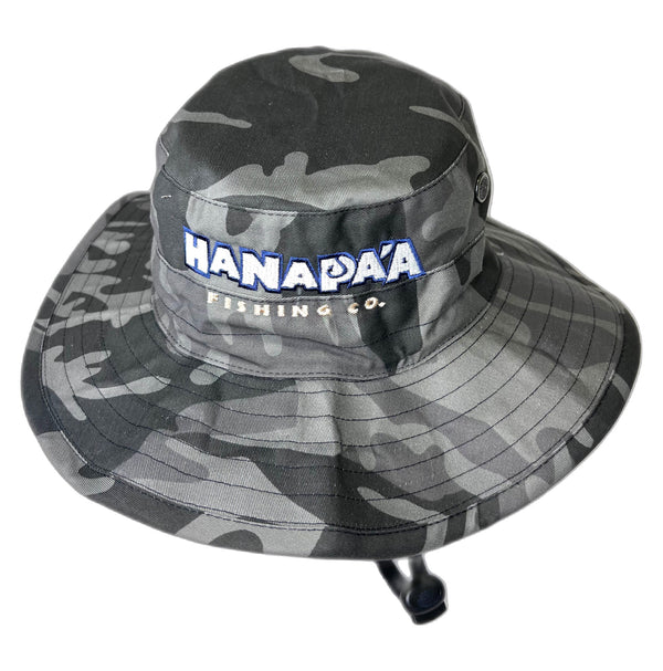 Bucket Hat- Black Camo