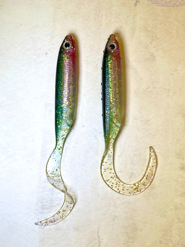 curly tail fishing lure Hanapaa Nehu Curly Tail #6